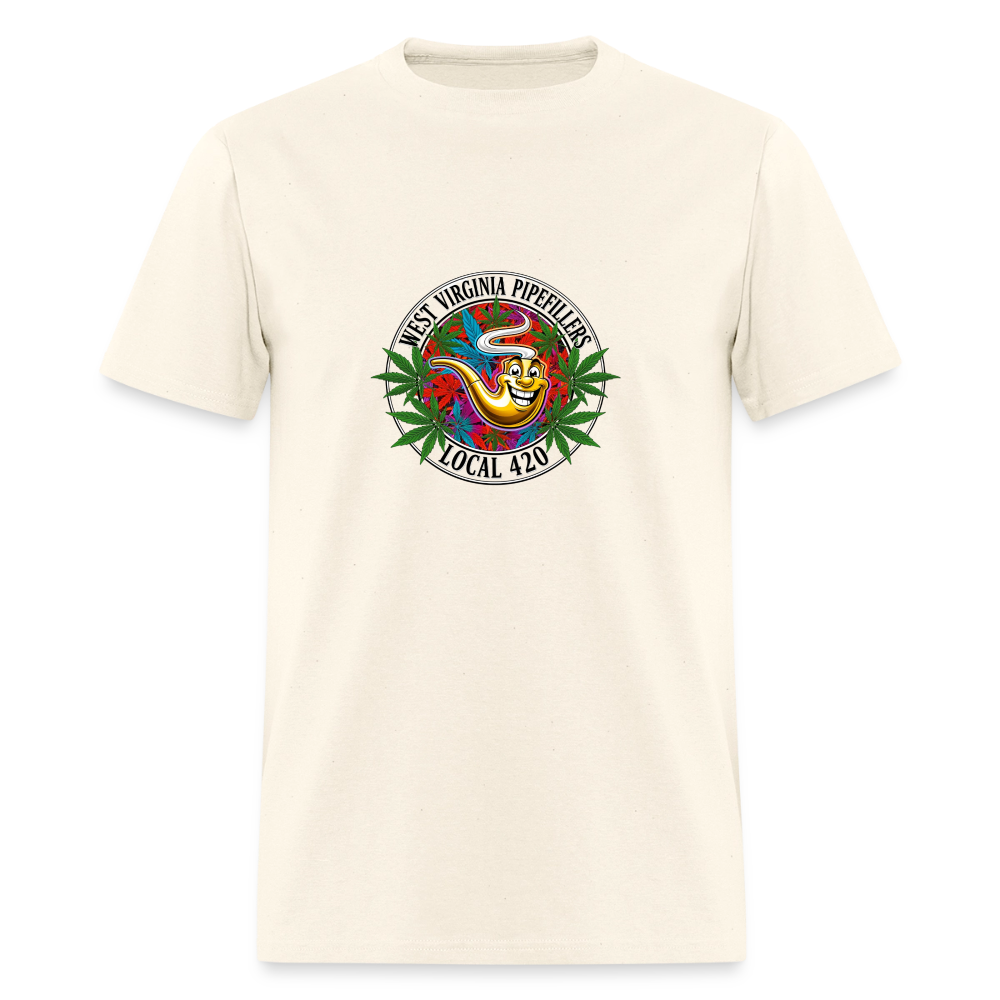 WEST VIRGINIA PIPEFILLERS LOCAL 420 Men's T-Shirt - sweet cream heather