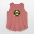 TEXAS PIPEFILLERS LOCAL 420 F/B DESIGN Women's Curvy Relaxed Tank Top - mauve