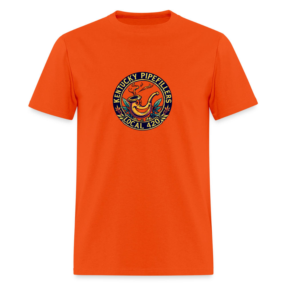 KENTUCKY  PIPEFILLERS LOCAL 420 Men's T-Shirt - orange