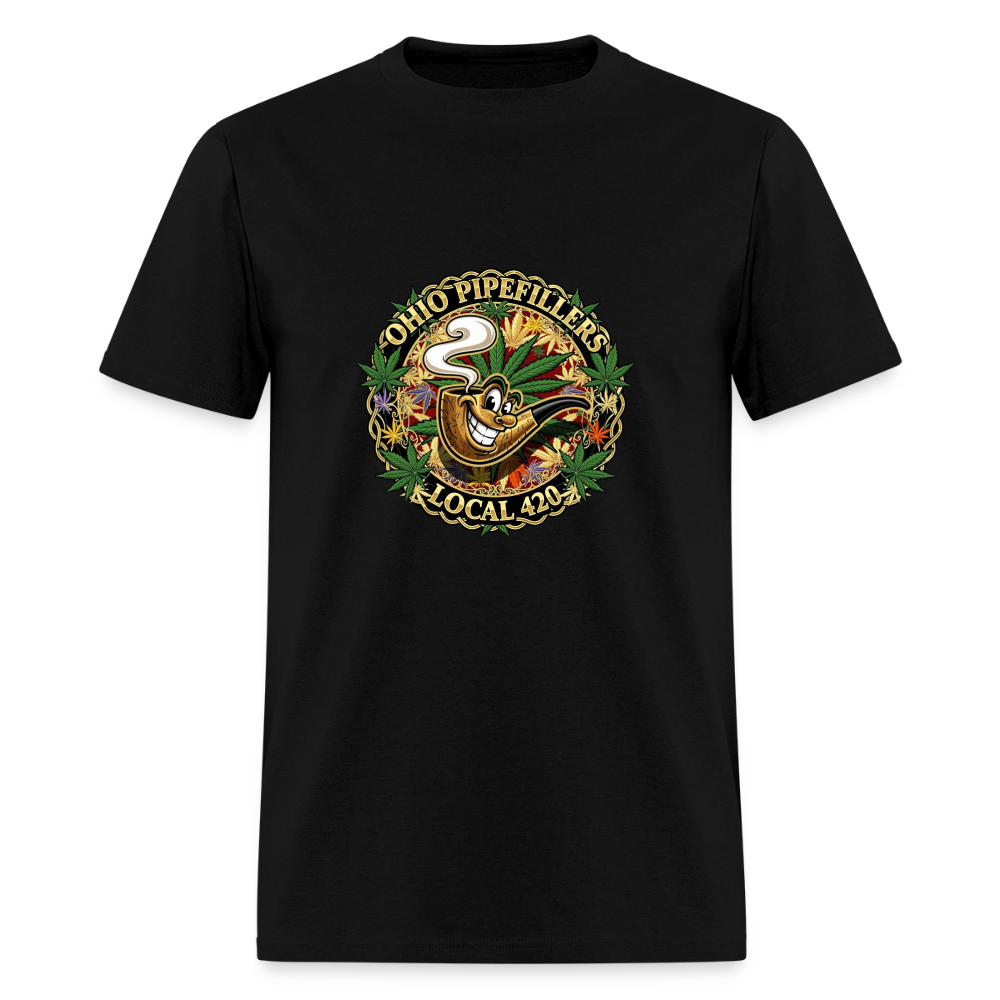 OHIO PIPEFILLERS LOCAL 420 Men's T-Shirt - black