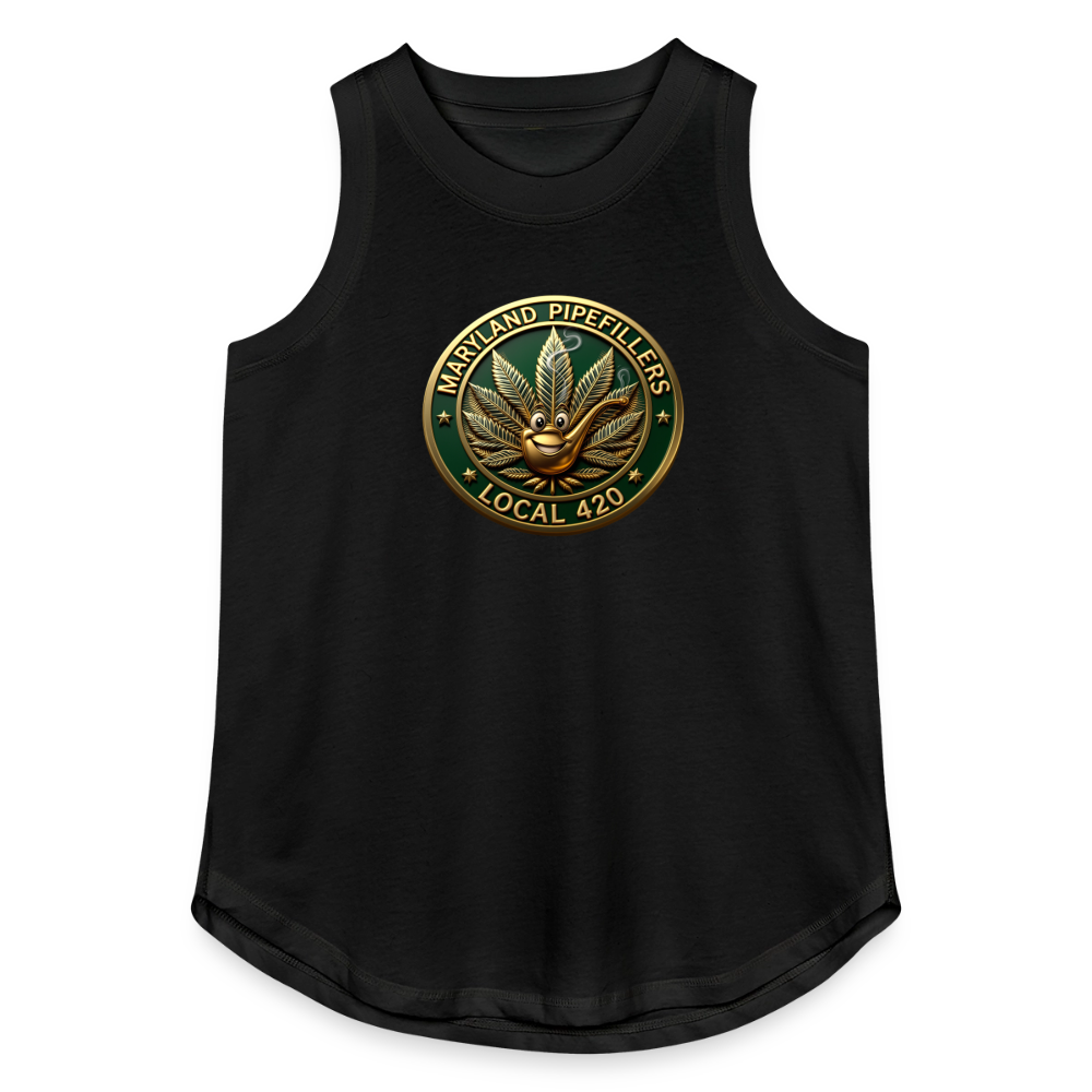 MARYLAND PIPEFILLERS LOCAL 420 Women's Relaxed Tank Top - black