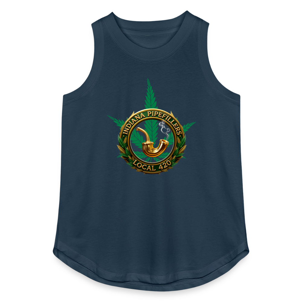 INDIANA PIPEFILLERS LOCAL 420 Women's Relaxed Tank Top - denim