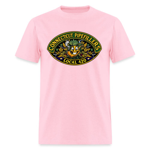 CONNECTICUT PIPEFILLERD LOCAL 420Men's T-Shirt - pink