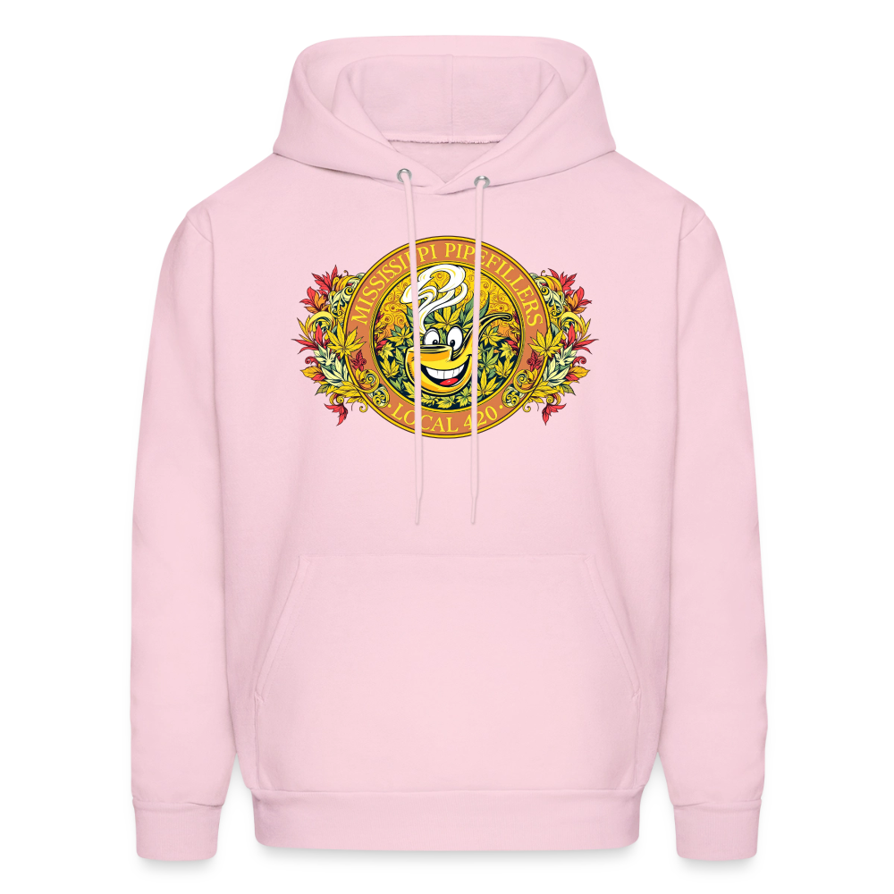 MISSISSIPPI PIPEFILLERS LOCAL 420 F/B DESIGNS Men's Hoodie - pale pink
