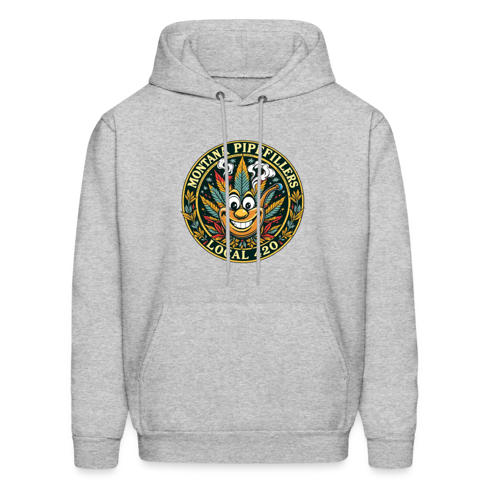 MONTANA PIPEFILLERS LOCAL 420 Men's Hoodie - heather gray