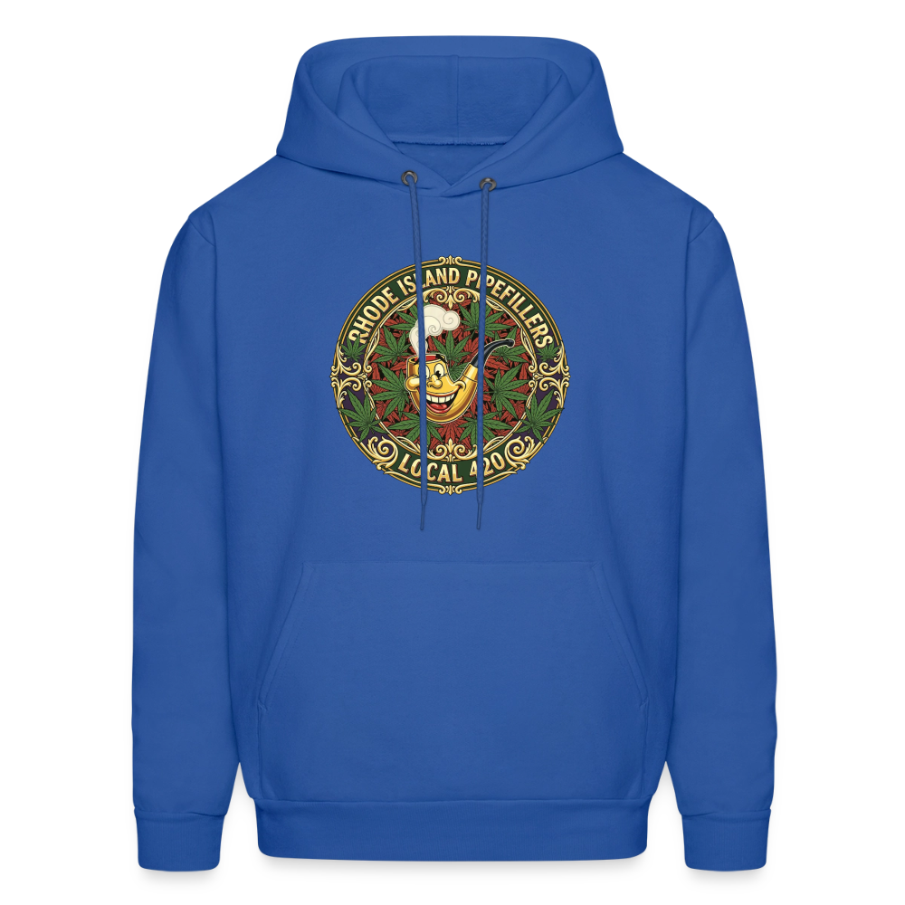 TEXAS PIPEFILLERS LOCAL 420 F/B DESIGN Men's Hoodie - royal blue