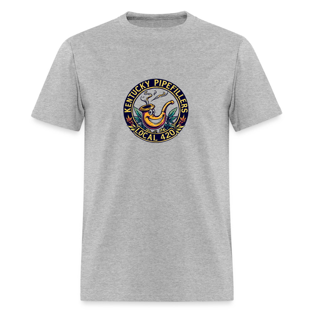KENTUCKY PIPEFILLERS LOCAL 420 Men's T-Shirt - heather gray