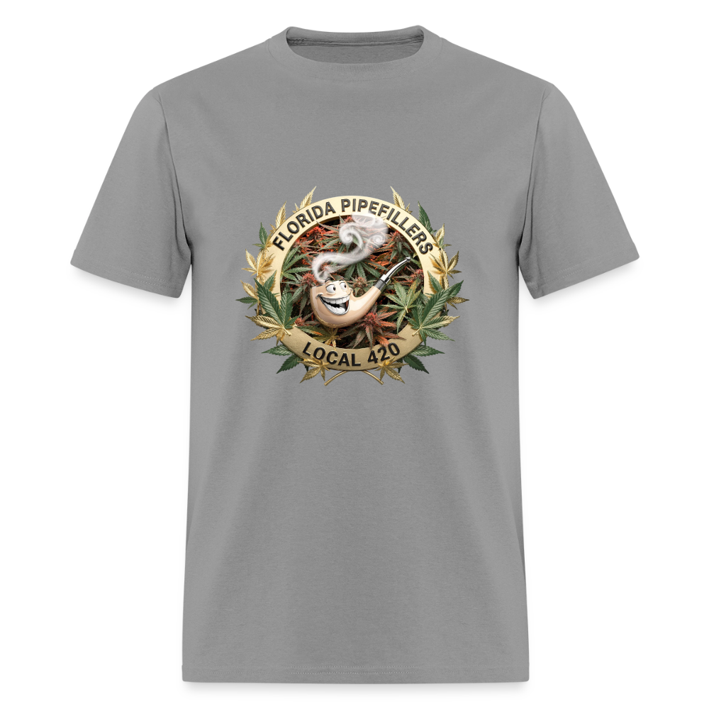 FLORIDA PIPEFILLERS LOCAL 420 F/B DESIGN Men's T-Shirt - rock