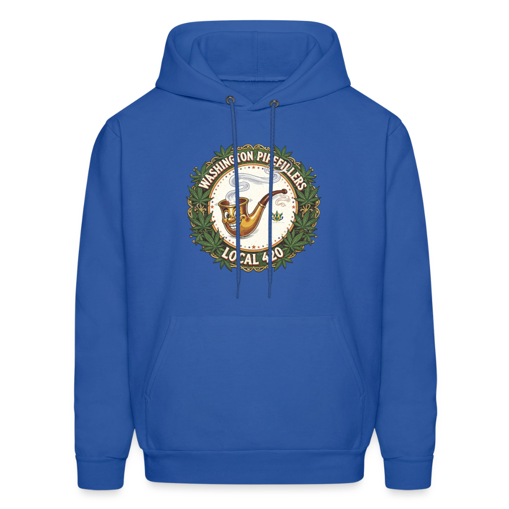 WASHINGTON PIPEFILLERS LOCAL 420 Men's Hoodie - royal blue