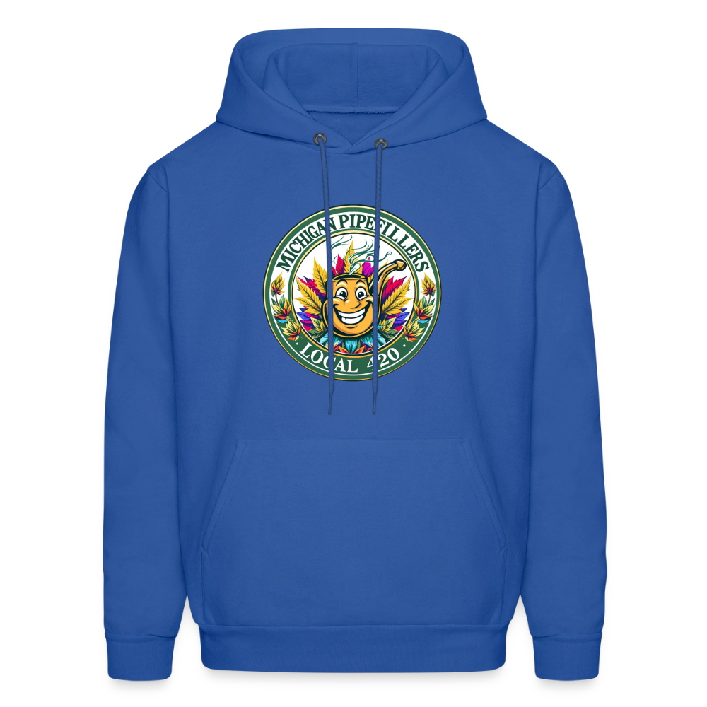 MICHIGAN PIPEFILLERS LOCAL 420 Men's Hoodie - royal blue
