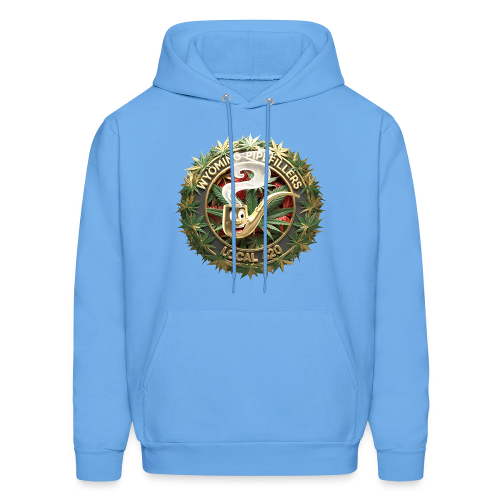 WYOMING PIPEFILLERS LOCAL 420 F/B DESIGN Men's Hoodie - carolina blue