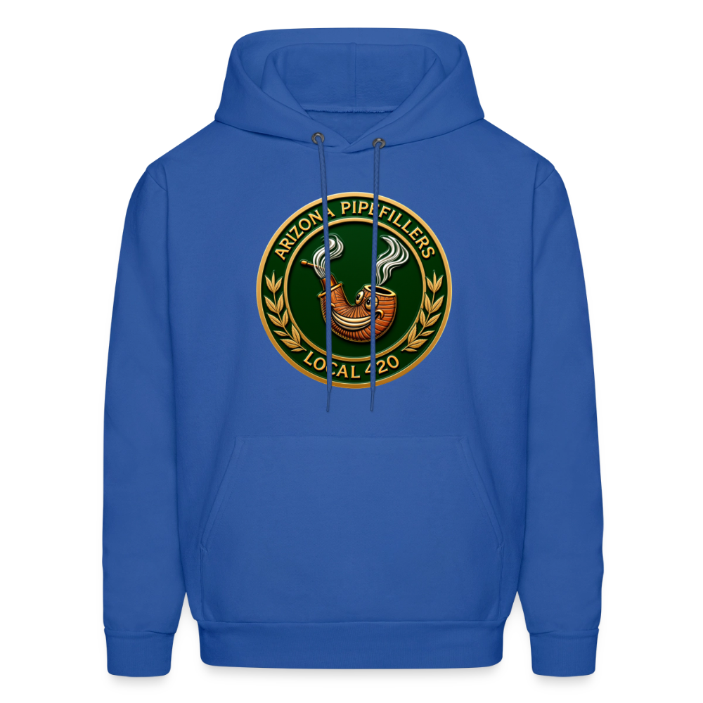 ARIZONIA PIPEFILLERS LOCAL 420 F/B DESIGN Men's Hoodie - royal blue