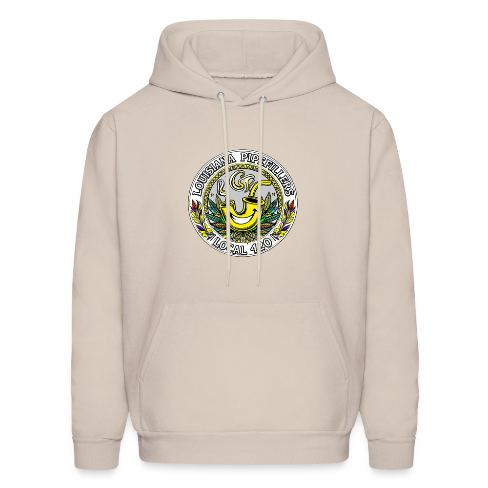 LOUISIANA PIPEFILLERS LOCAL 420 Men's Hoodie - Sand