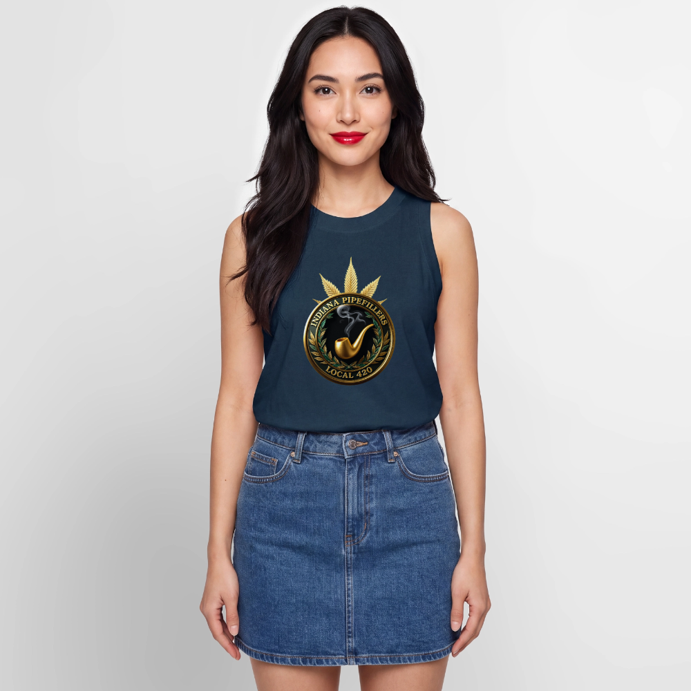 INDIANA PIPEFILLERS LOCAL 420 Women's Relaxed Tank Top - denim