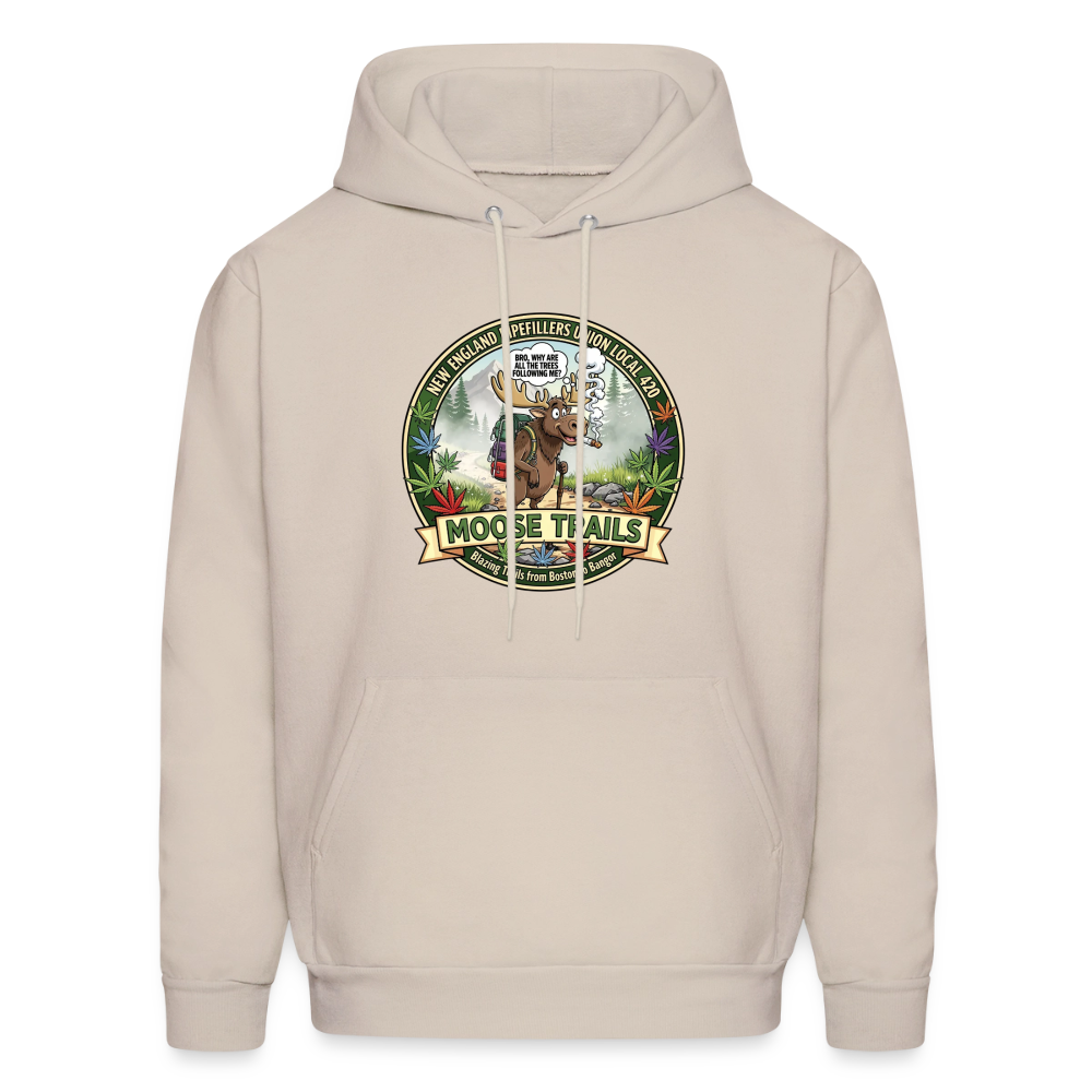 NEW ENGLAND PIPEFILLERS LOCAL 420 BRO Men's Hoodie - Sand
