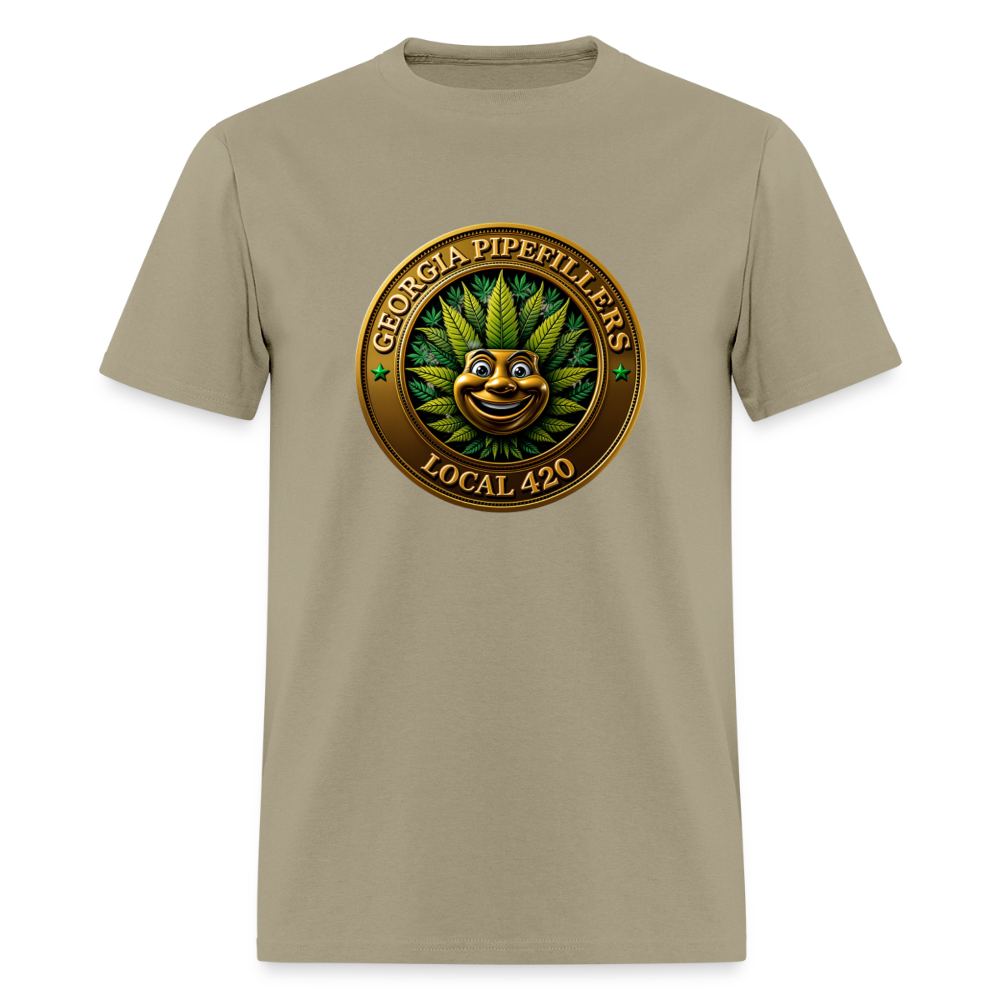 GEORGIA PIPEFILLERS LOCAL 420 Men's T-Shirt - khaki