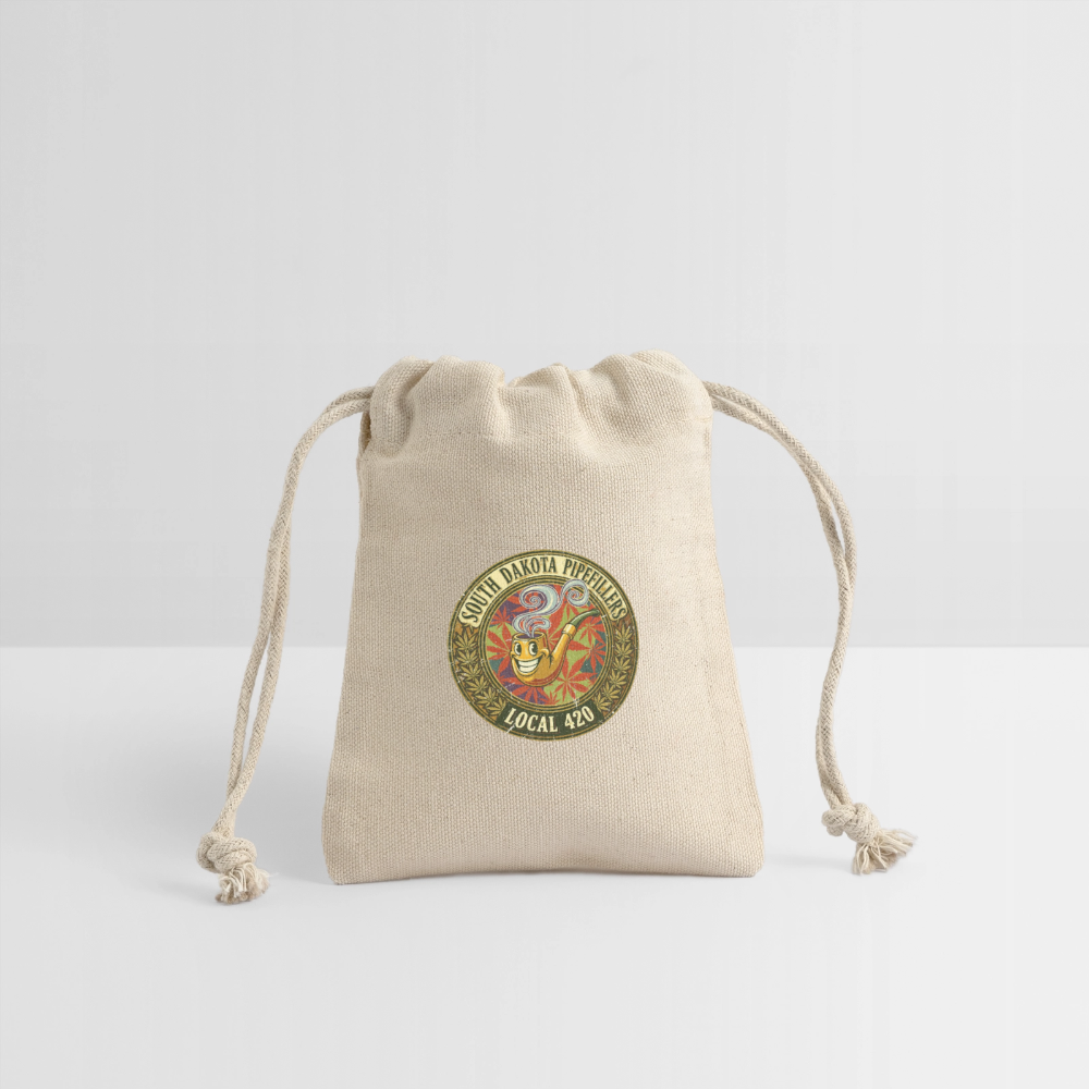 SOUTH DAKOTA PIPEFILLERS LOCAL 420 Union Reusable Gift Bag - Natural