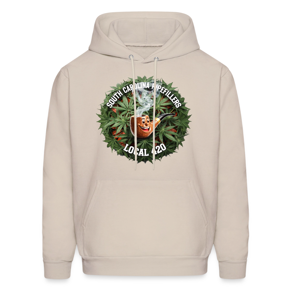 SOUTH CAROLINA PIPEFILLERS LOCAL 420 F/B DESIGN Men's Hoodie - Sand