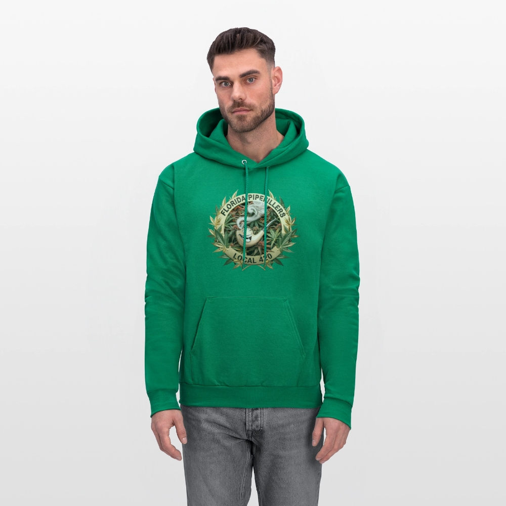 FLORIDA PIPEFILLERS LOCAL 420 Men's Hoodie - kelly green