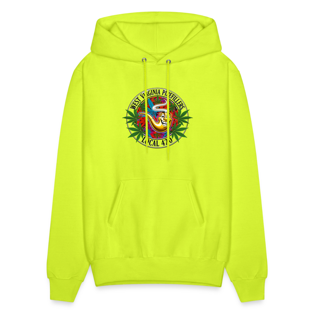 WEST VIRGINIA  PIPEFILLERS LOCAL 420 Men's Hoodie - safety green