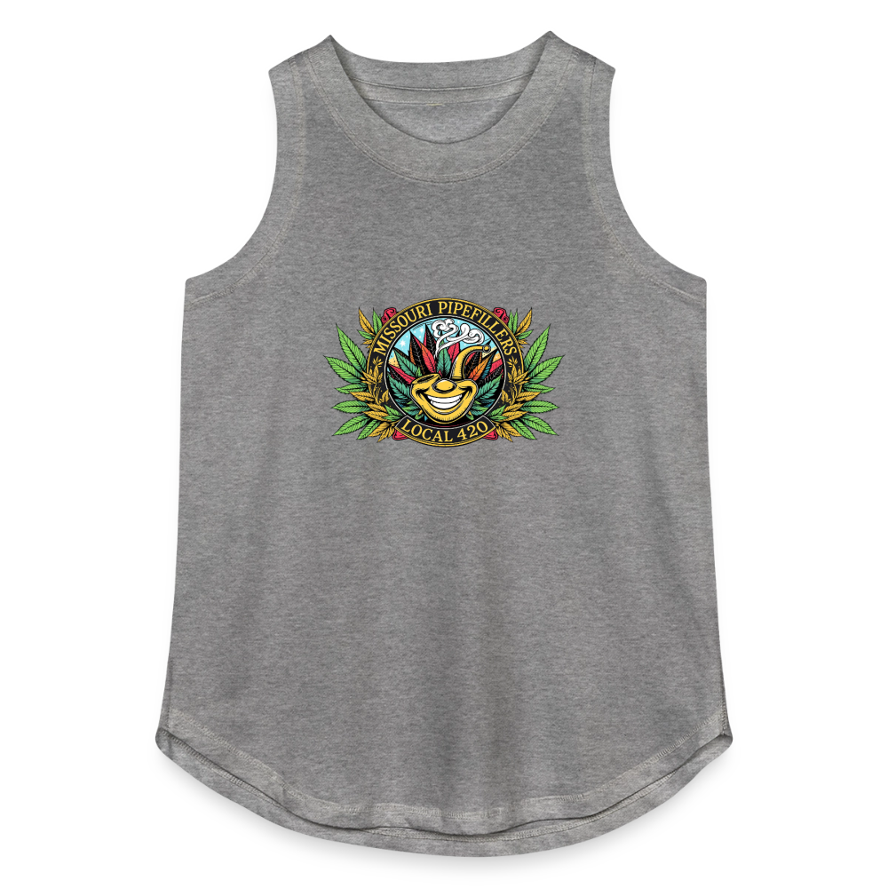 MISSOURI PIPEFILLERS LOCAL 420 Women's Relaxed Tank Top - granite heather 