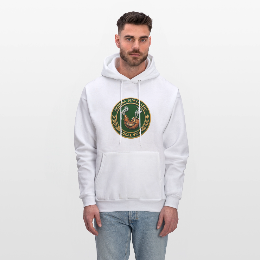 ARIZONIA PIPEFILLERS LOCAL 420 F/B DESIGN Men's Hoodie - white
