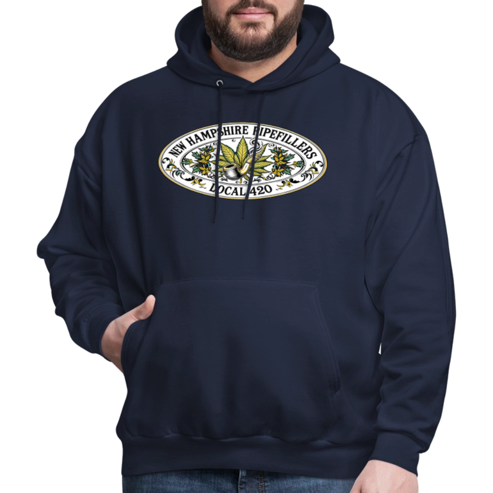 NEW HAMPSHIRE PIPEFILLERS LOCAL 420 Men's Hoodie - navy