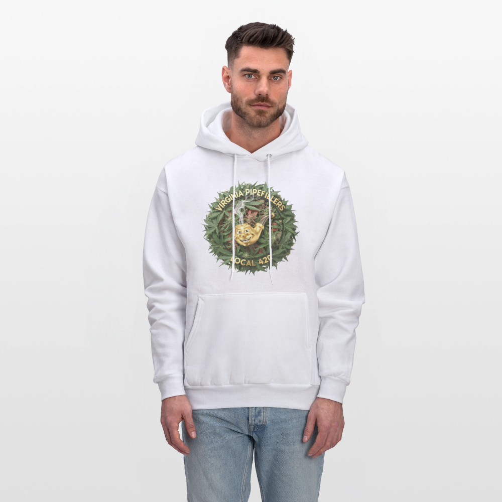 VIRGINIA PIPEFILLERS LOCAL 420 Men's Hoodie - white