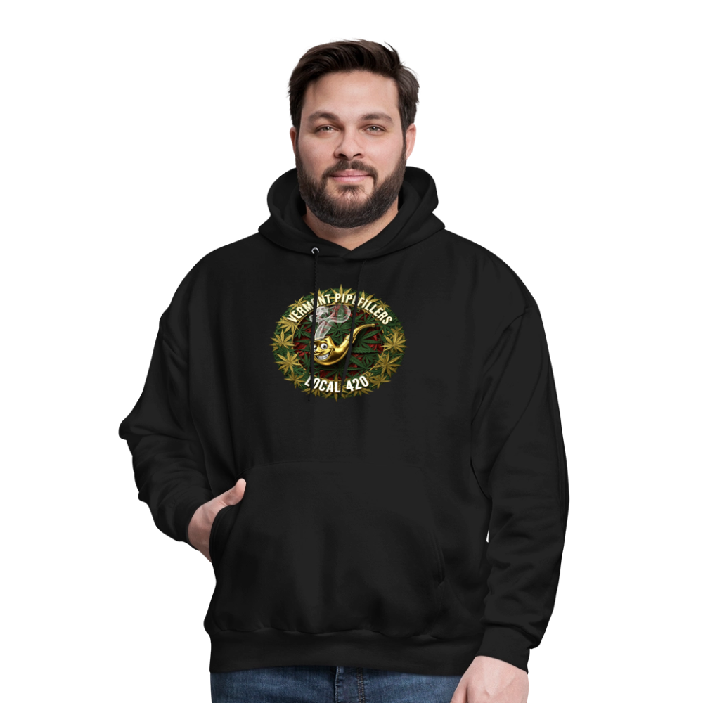 VERMONT PIPEFILLERS LOCAL 420 Men's Hoodie - black