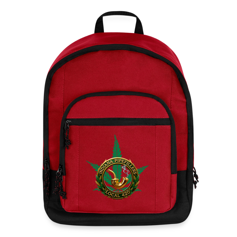 INDIANA PIPEFILLERS LOCAL 420 Backpack - red