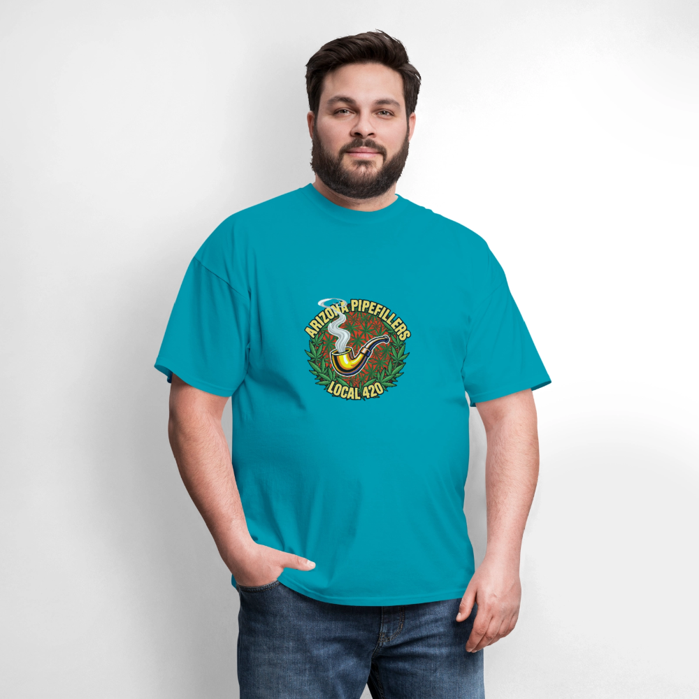 ARIZONA PIPEFILLERS LOCAL 420 MEN'S T-Shirt - turquoise