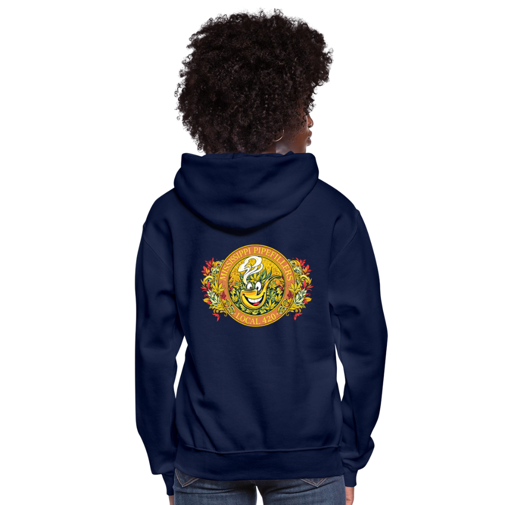 MISSISSIPPI PIPEFILLERS LOCAL 420 F/B DESIGNS Hoodie Women's Hoodie - navy