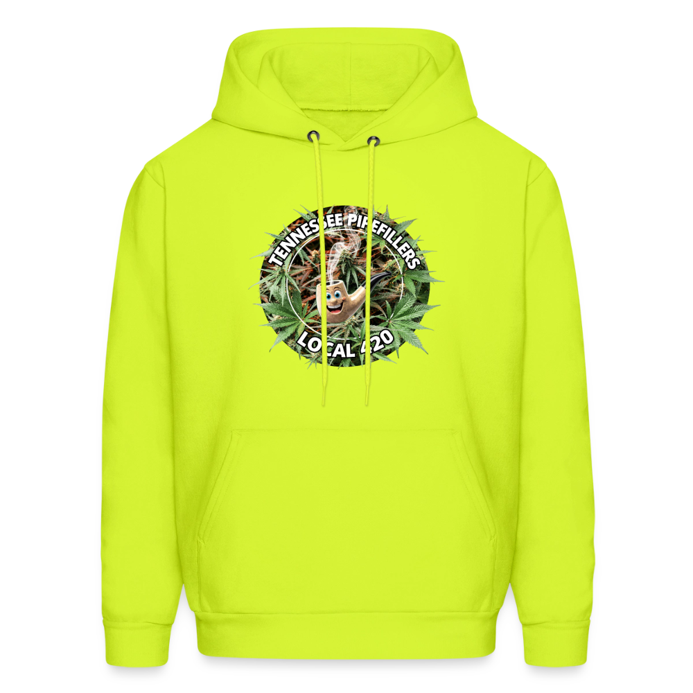 TENNESSEE PIPEFILLERS LOCAL 420 F/B DESIGN Men's  Hoodie - safety green