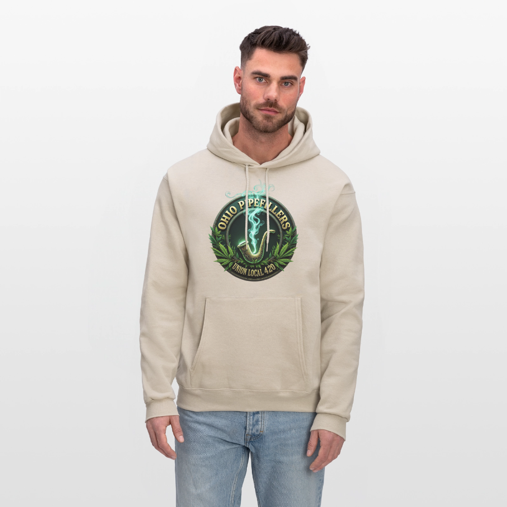 OHIO PIPEFILLERS UNION LOCAL 420 Men's Hoodie - Sand