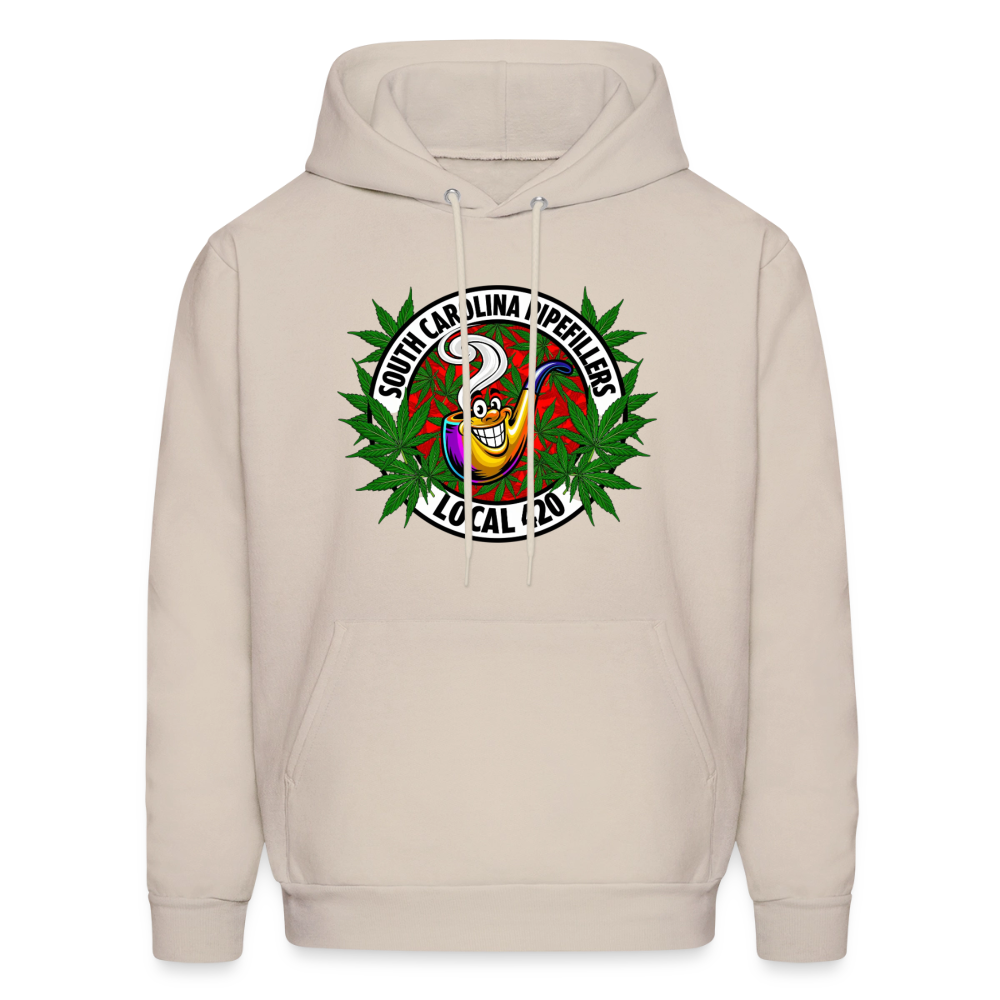 SOUTH CAROLINA PIPEFILLERS LOCAL 420 F/B DESIGN Men's Hoodie - Sand