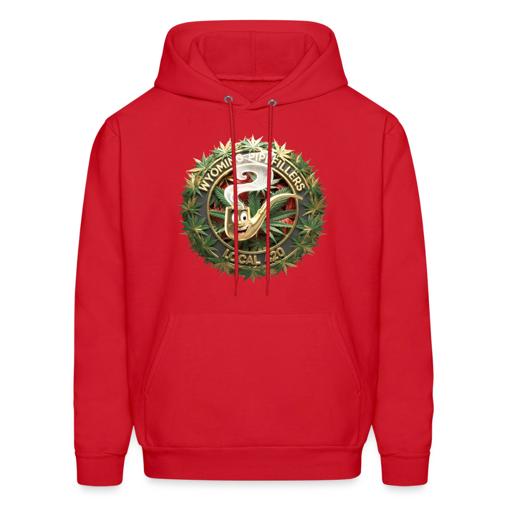 WYOMING PIPEFILLERS LOCAL 420 F/B DESIGN Men's Hoodie - red