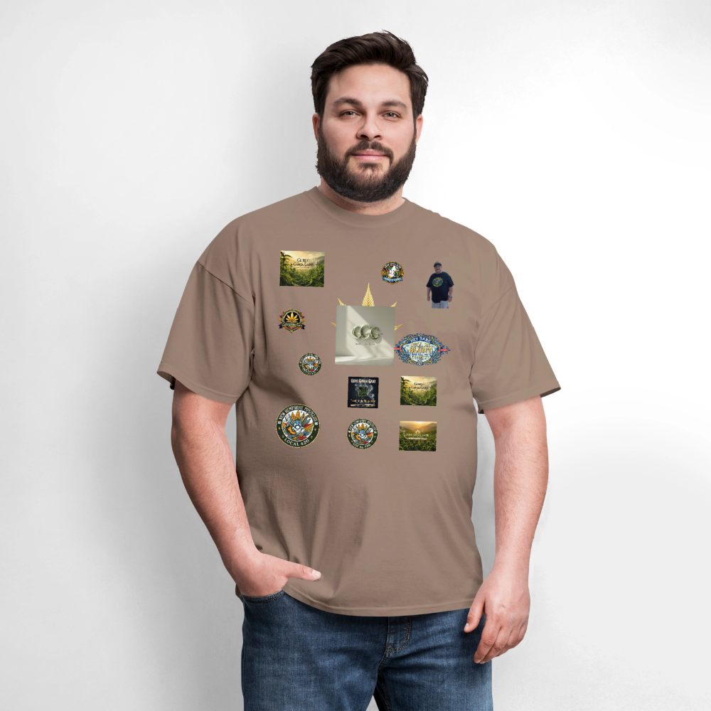 GGG LOGO SHIRT SAMPLES Men's T-Shirt | GILDAN 5000 - safari