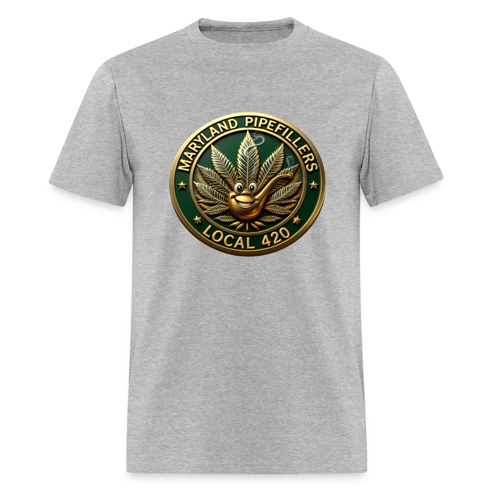 MARYLAND PIPEFILLERS LOCAL 420 Men's T-Shirt - heather gray