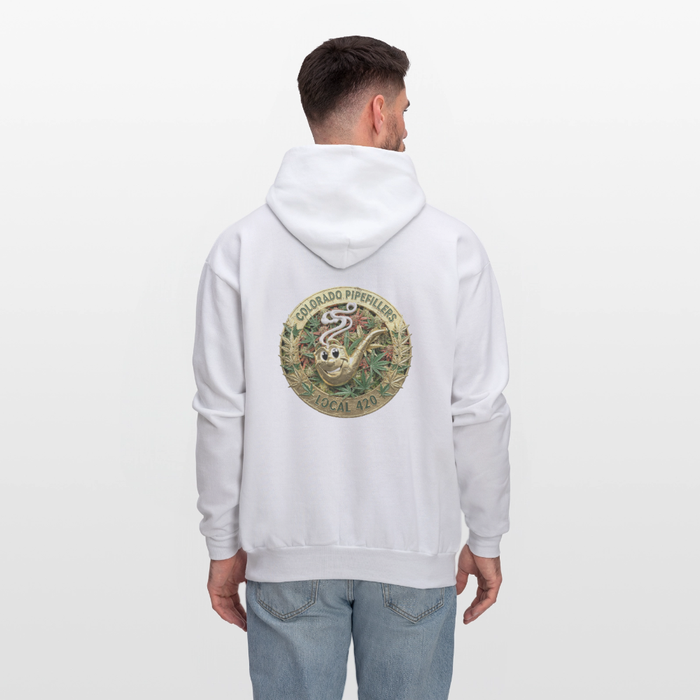 COLORADO PIPEFILLERS LOCAL 420 Men's Hoodie - white