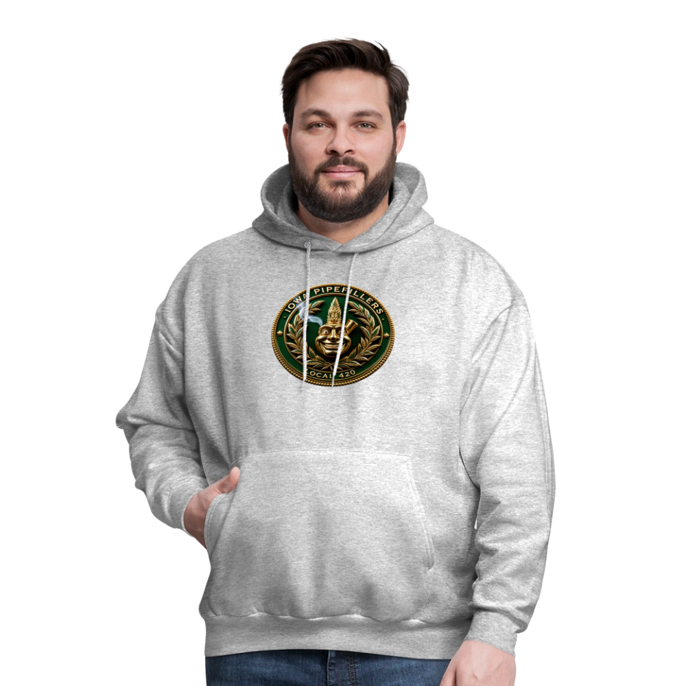 IOWA PIPEFILLERS LOCAL 420 Men's Hoodie - heather gray