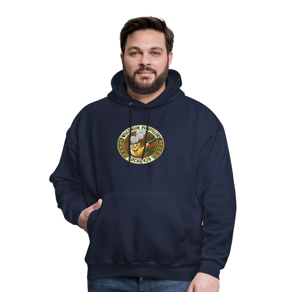 WISCONSIN PIPEFILLERS LOCL 420 Men's Hoodie - navy