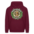 Men's Hoodie - burgundy