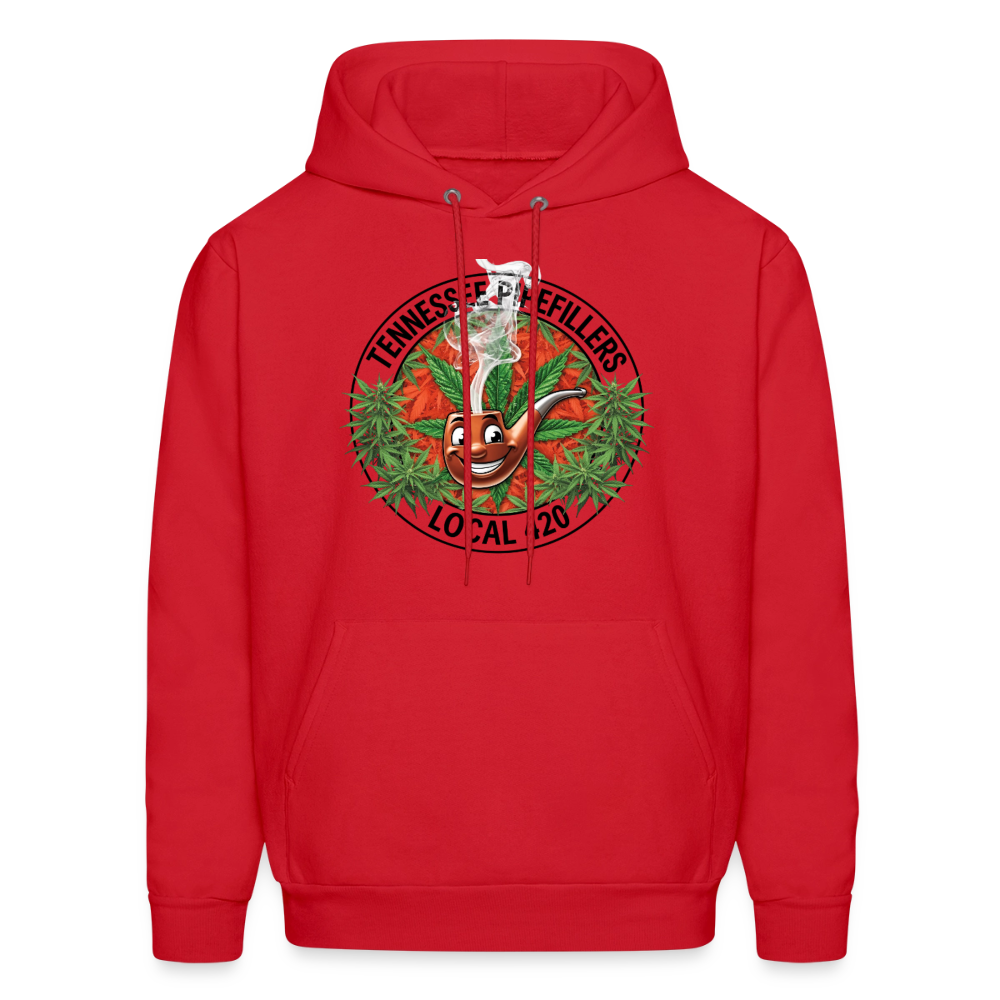 TENNESSEE PIPEFILLERS LOCAL 420 Men's Hoodie - red