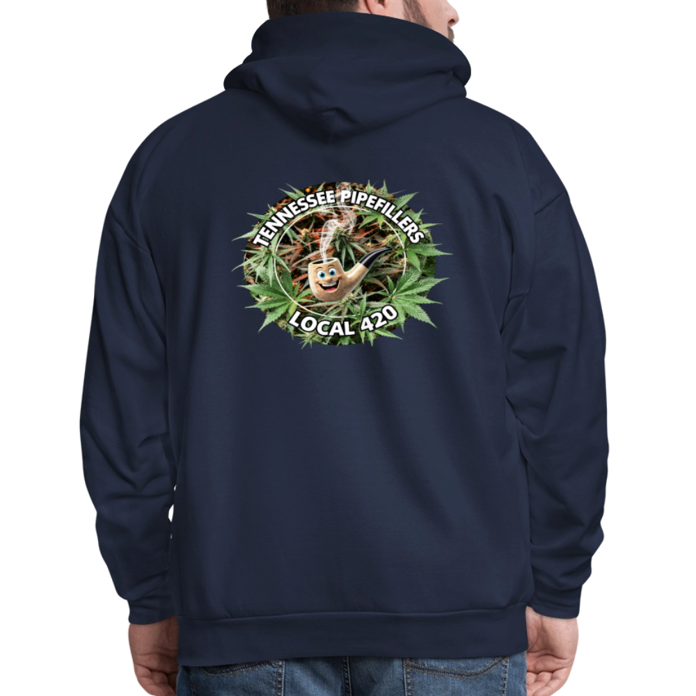 TENNESSEE PIPEFILLERS LOCAL 420 F/B DESIGN Men's  Hoodie - navy