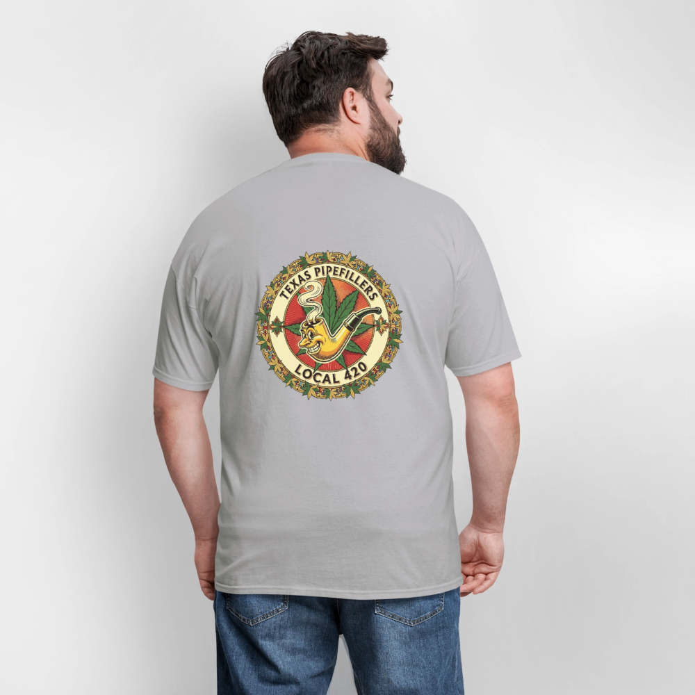 TEXAS PIPEFILLERS LOCAL 420 F/B DESIGN Men's T-Shirt - rock