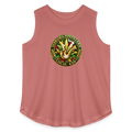 NEBRASKA PIPEFILLERS LOCAL 420 F/B DESIGNS Women's Curvy Relaxed Tank Top - mauve