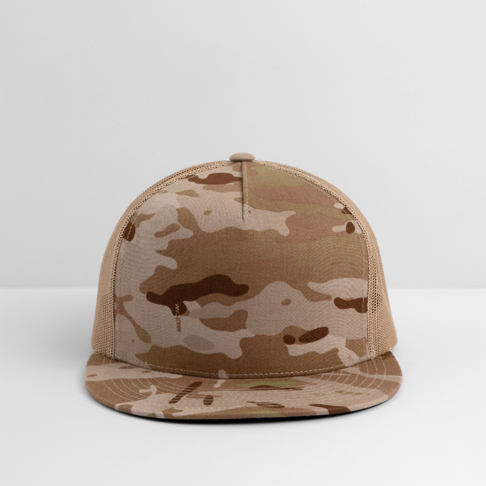 FLORIDA PIPEFILLERS LOCAL 420 CAMO Trucker Hat - MultiCam\tan