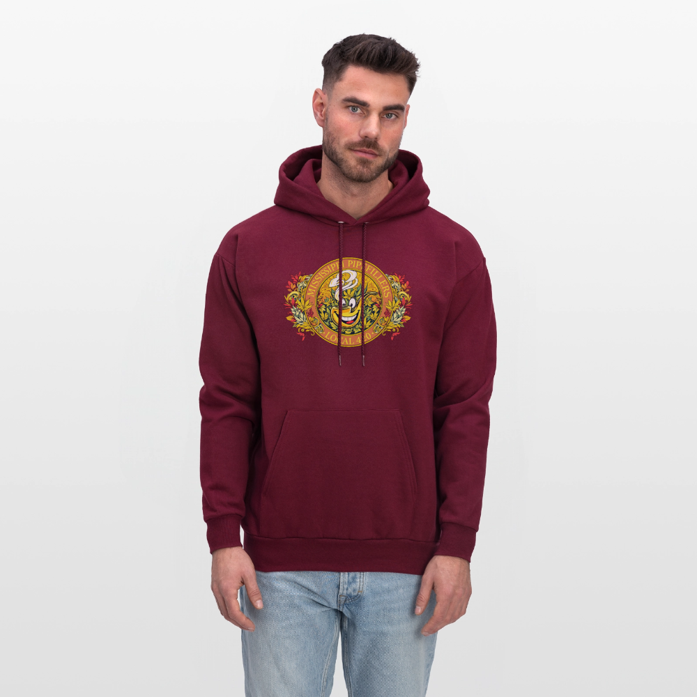 MISSISSIPPI PIPEFILLERS LOCAL 420 F/B DESIGNS Men's Hoodie - burgundy
