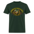 CONNECTICUT PIPEFILLERD LOCAL 420 F/B DESIGN Men's T-Shirt - forest green