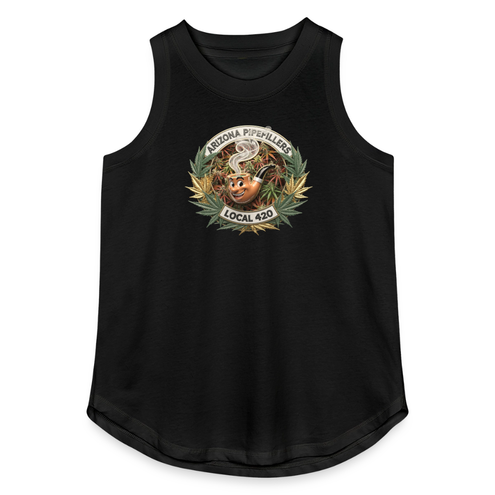 ARIZONA PIPEFILLERS LOCAL 420 Women's Relaxed Tank Top - black